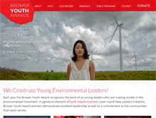 Tablet Screenshot of broweryouthawards.org